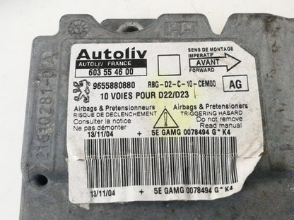 KIT AIRBAG PEUGEOT 407 (2004 - 2011) CENTRALINA CRUSCOTTO VOLANTE CINTURE