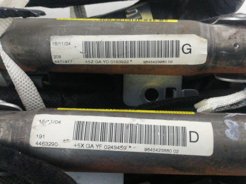 KIT AIRBAG PEUGEOT 407 (2004 - 2011) CENTRALINA CRUSCOTTO VOLANTE CINTURE