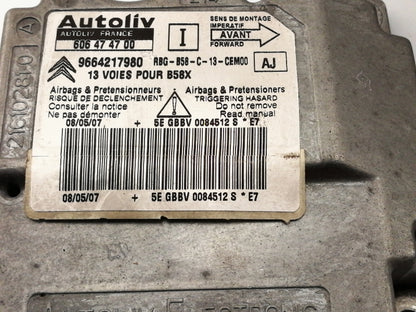 Kit airbag citroen c4 grand picasso (2007 - 2013) centralina volante