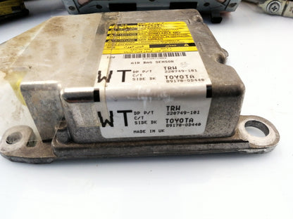 Kit airbag toyota yaris (2009 - 2011) centralina volante cinture sicurezza