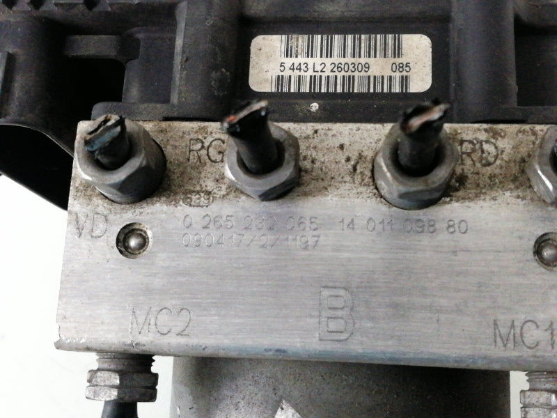 Centralina pompa abs citroen jumpy (2006 > 2016) 1401109880 originale