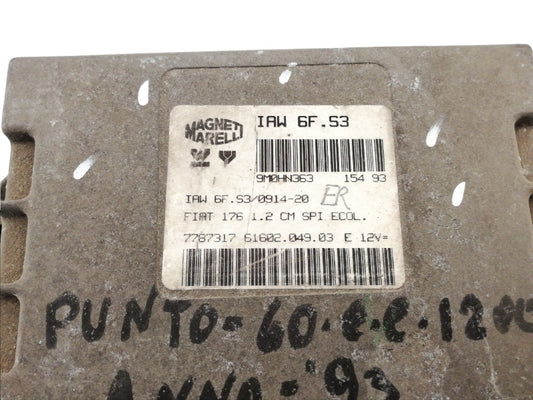Centralina motore fiat punto 1.2 60 sx (1993 > 1997) 7787317 motore