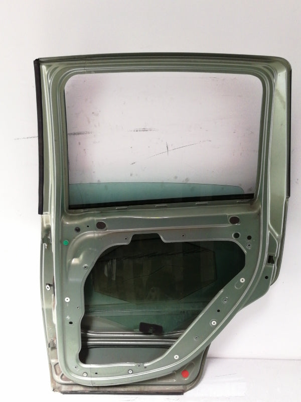 Porta posteriore destra fiat idea (2003 in poi) sportello verde con vetro