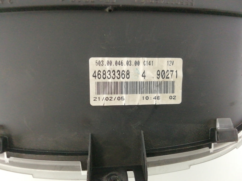 Quadro strumenti fiat punto 1.2 (1999 > 2009) 46833368 contachilometri