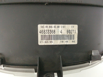 Quadro strumenti fiat punto 1.2 (1999 > 2009) 46833368 contachilometri