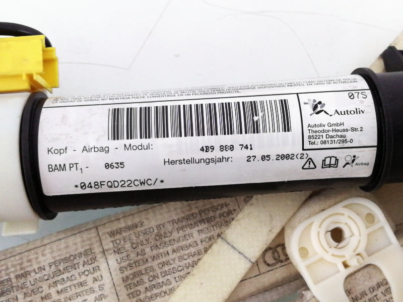 Airbag a tendina audi a6 - 4b sw (1997 > 2004) 4b9880741 laterale sinistro