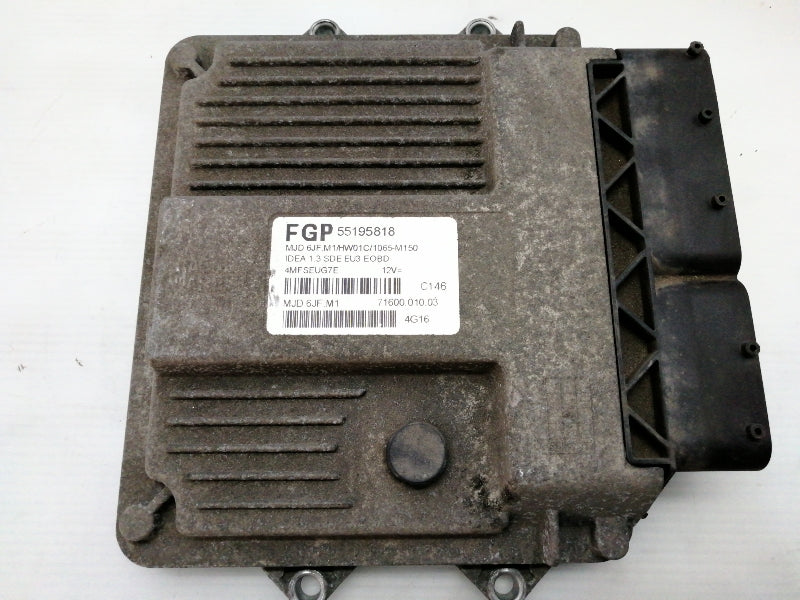 Centralina motore fiat idea 1.3 mjtd (2003 > 2008) 55195818 originale