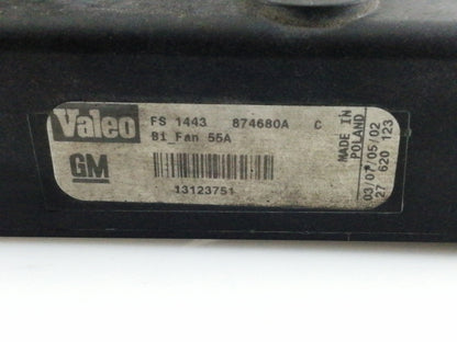 Elettroventola fiat croma 1.9 mjtd ( 2005 > 2011 ) 51765727 coppia ventole