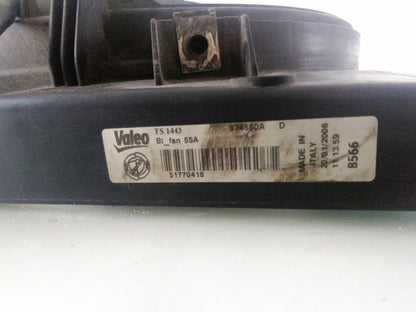 Elettroventola fiat croma 1.9 mjtd ( 2005 > 2011 ) 51770418 coppia ventole
