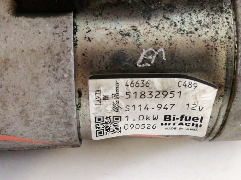 Motorino avviamento fiat grande punto 1.4 ( 2008 > 2011 ) hitachi 51832951