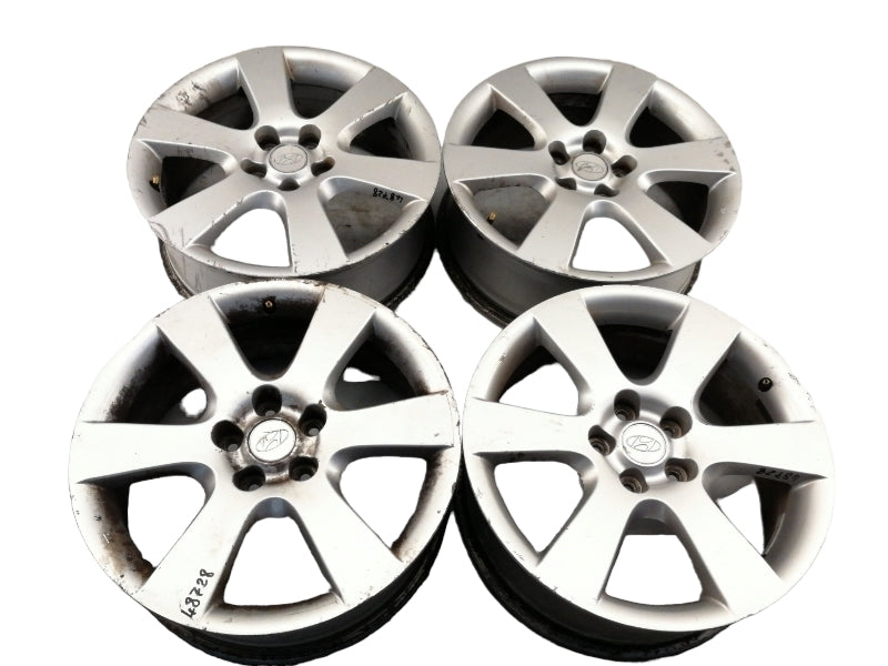 Kit 4 cerchi in lega hyundai santa fe' (2006 - 2009) r18 - 7jx18e-dot