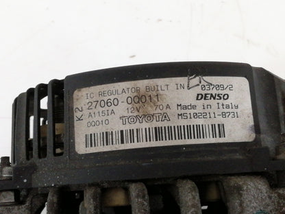 Alternatore citroen c1 - 1.0 ( 2005 > 2014 ) 70 ah denso 27060-0q011