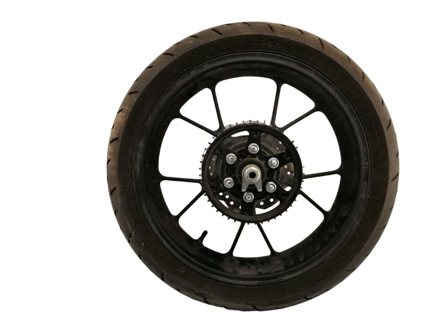 RUOTA POSTERIORE HONDA CB125R (2018 - 2020) CERCHIO DISCO CORONA ORIGINALE