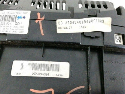 Quadro strumenti mercedes classe c w204 s204 - 2.2 cdi (2007 in poi)