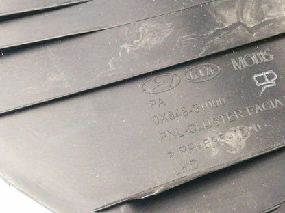 Cornice quadro strumenti hyundai i10 (2007 > 2013) a0x848-31000 mascherina