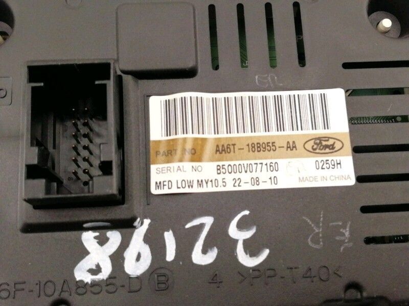 DISPLAY SCHERMO FORD FIESTA 6 (2008 IN POI) AA6T-18B955-AA COMPUTER DI BORDO