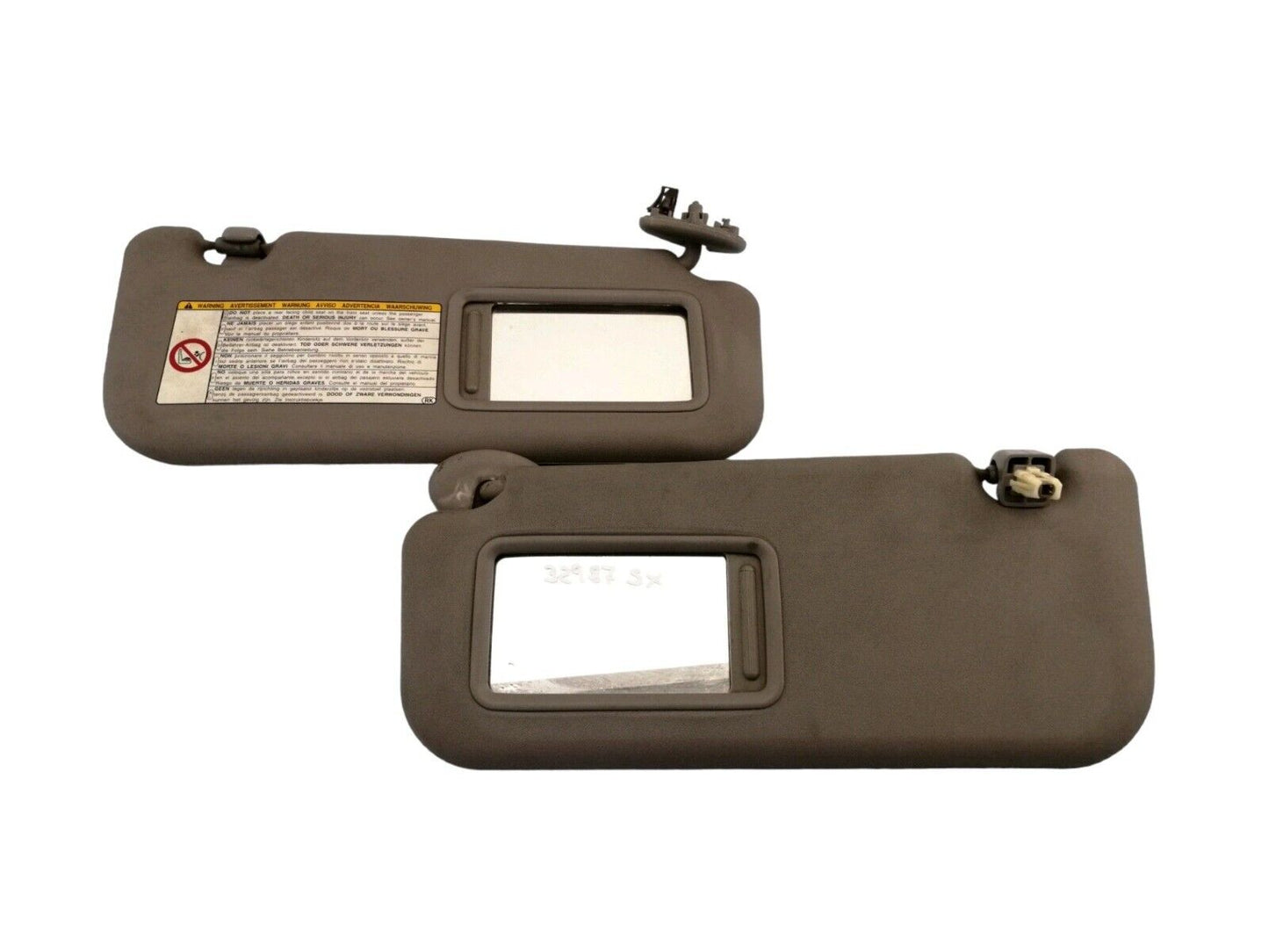 ALETTE PARASOLE TOYOTA YARIS (2005 - 2009) COPPIA SINISTRA + DESTRA ORIGINALI