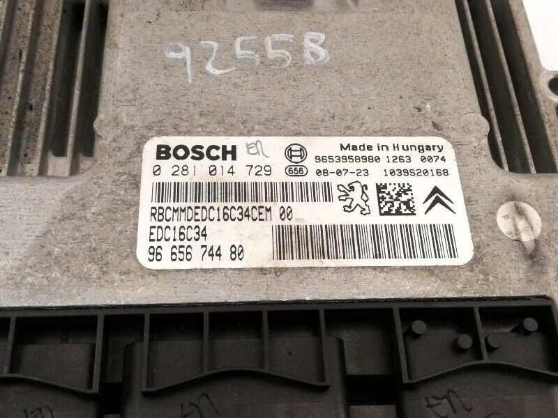 Centralina motore citroen c4 picasso 1.6 hdi (2006 - 2013) 9665674480