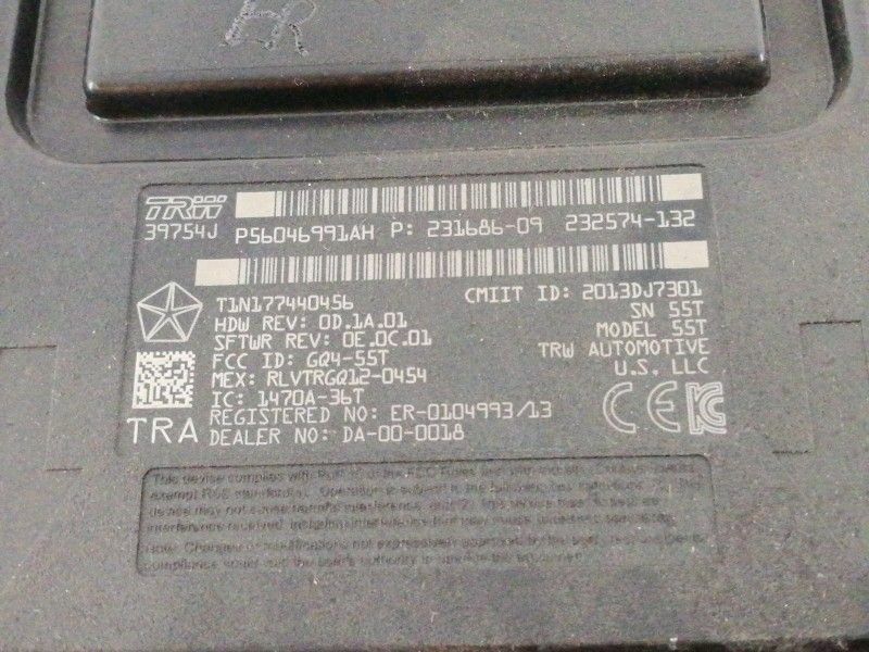 Centralina ricevitore keyless jeep cherokee ( 2013 > 2018 ) 2013dj7301