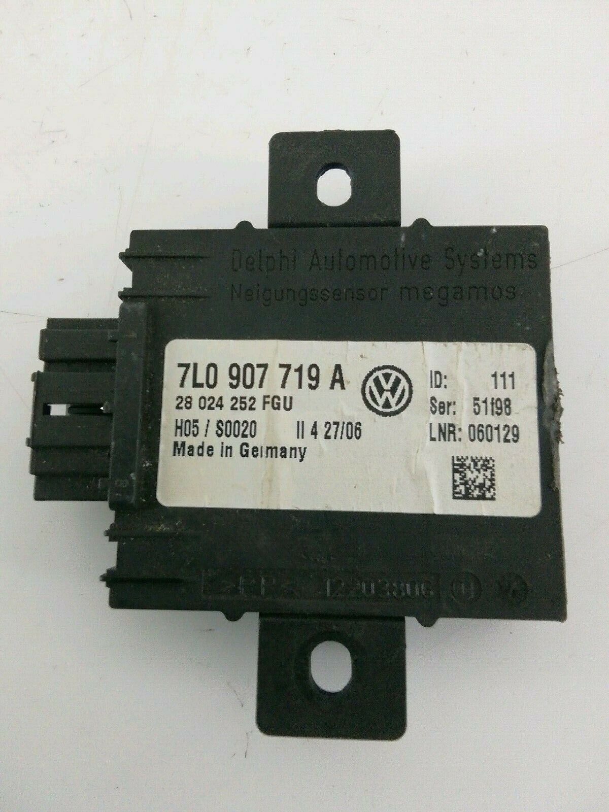 Centralina immobilizzatore volkswagen touareg (2003 > 2010) 7l0907719a