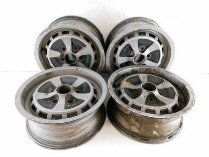 Kit 4 cerchi in lega jaguar s-type (1982) raggio 15 - 6jkx15x33 - originali