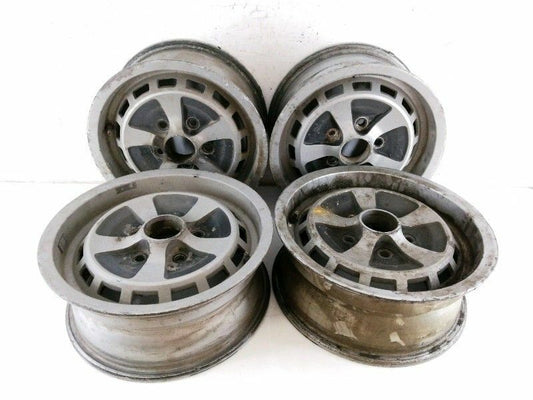 Kit 4 cerchi in lega jaguar s-type (1982) raggio 15 - 6jkx15x33 - originali