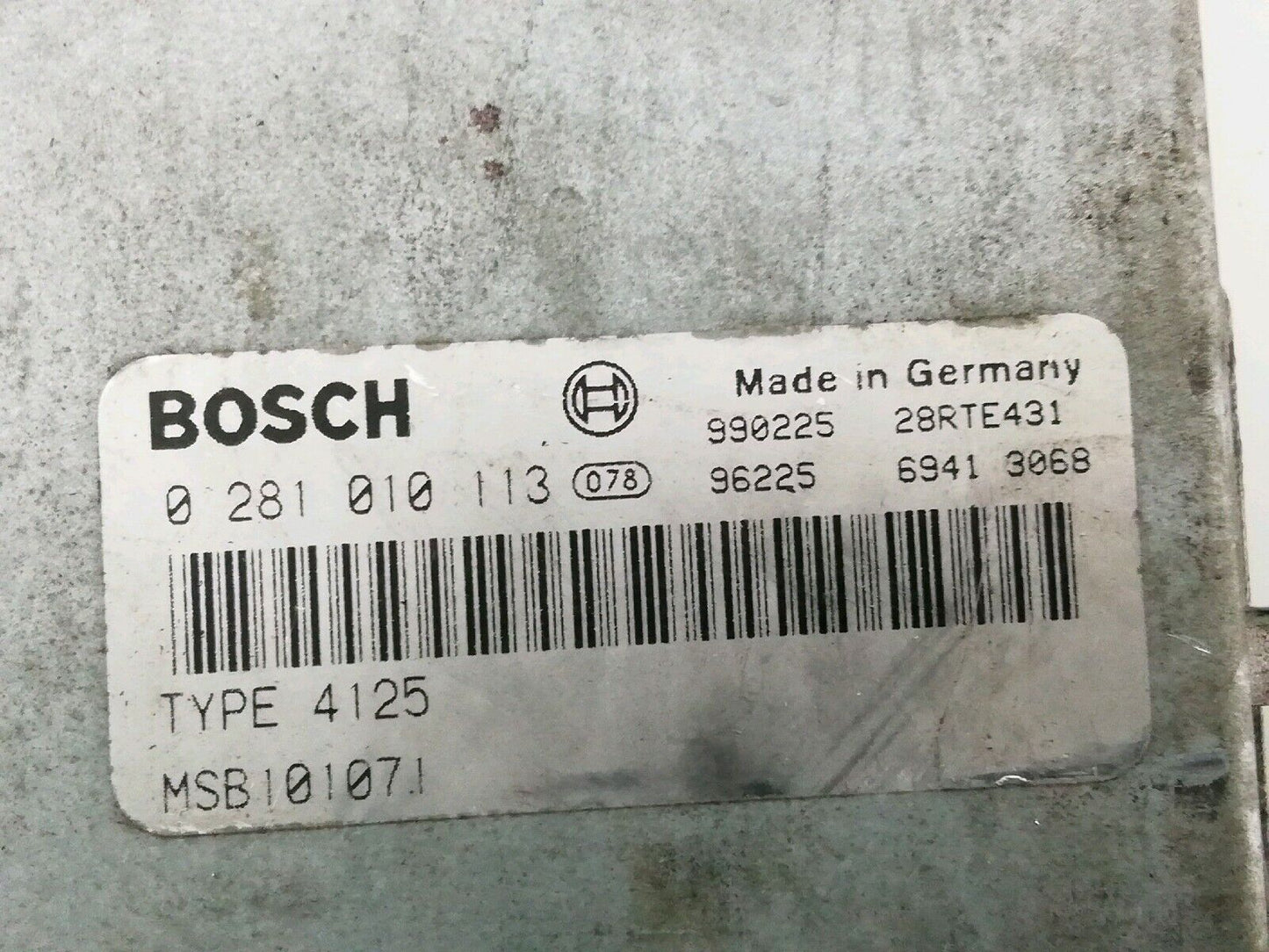 Centralina motore landrover freelander 2.0 (1997 > 2006) 0281010113