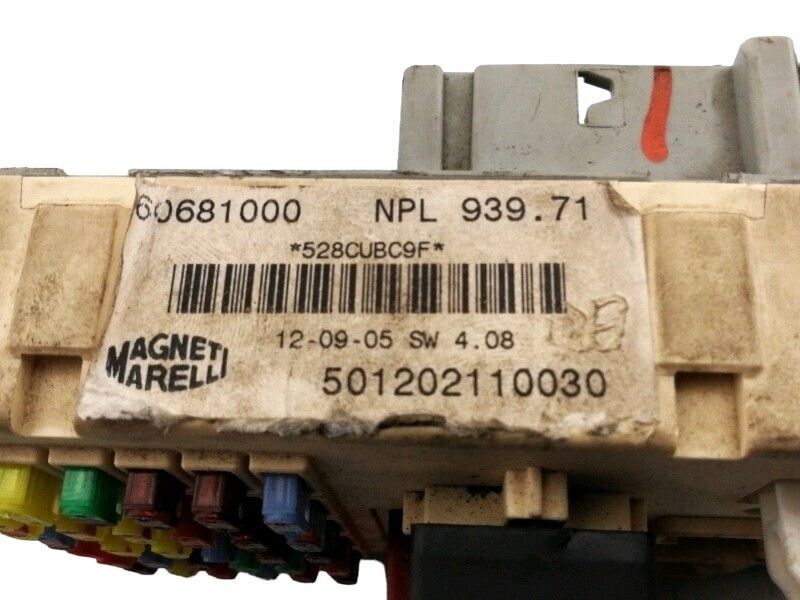 CENTRALINA PORTAFUSIBILI ALFA ROMEO 159 - 1.9 (2005) 60681000 MOTORE 939A2000