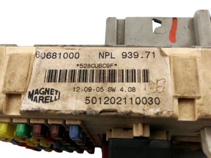 CENTRALINA PORTAFUSIBILI ALFA ROMEO 159 - 1.9 (2005) 60681000 MOTORE 939A2000