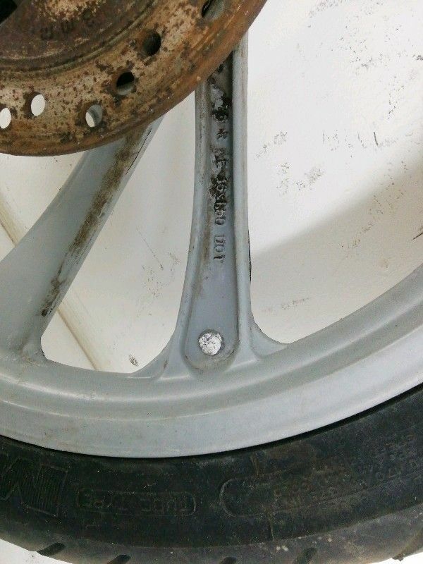 Ruota anteriore honda sky 50 cc (1997 > 2004) completo disco originale