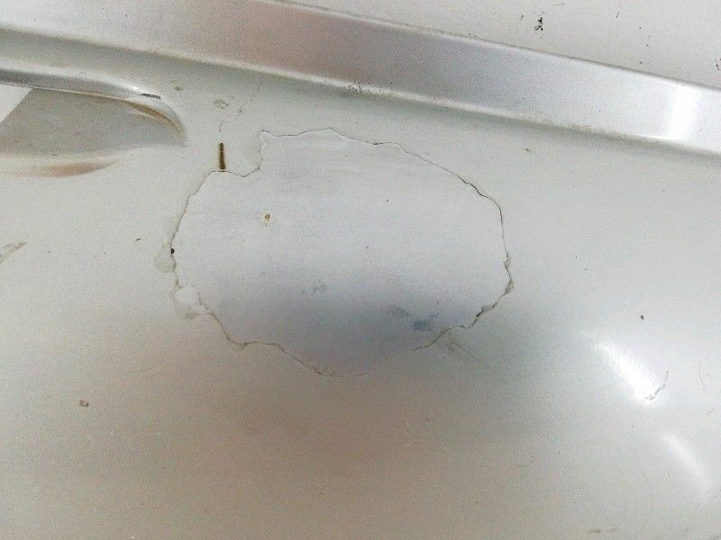 Fianco posteriore destro honda pantheon 125 cc (1998 > 2002) carena grigia
