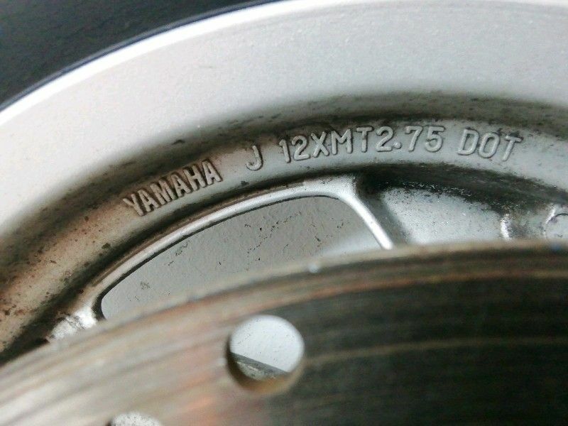 Ruota anteriore yamaha majesty 250 cc (1998 > 2002) cerchio completo