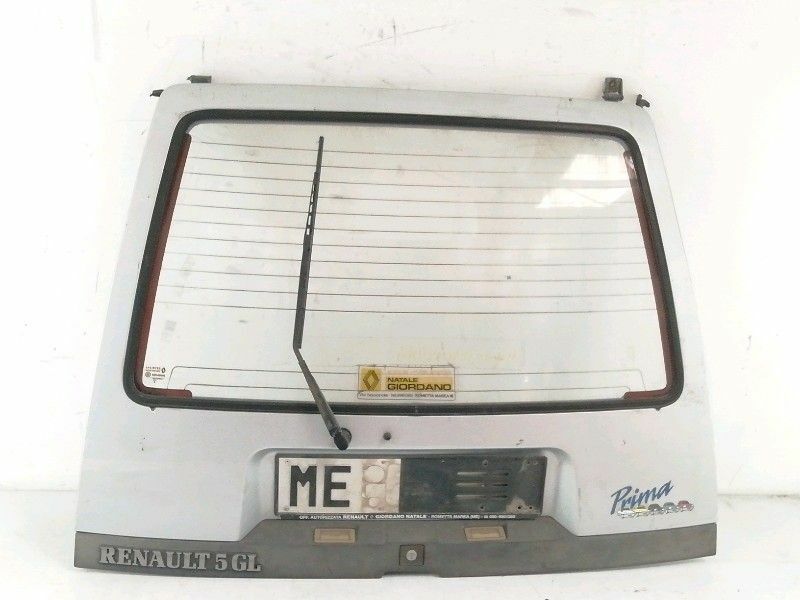 Portellone posteriore renault 5 gl prima - bagagliaio grigio vetro lunotto