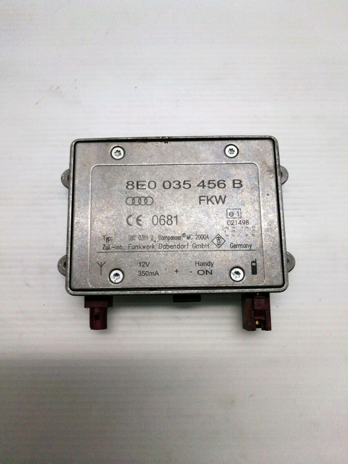 Centralina amplificatore antenna telefono audi a6 (2005) 8e0035456b