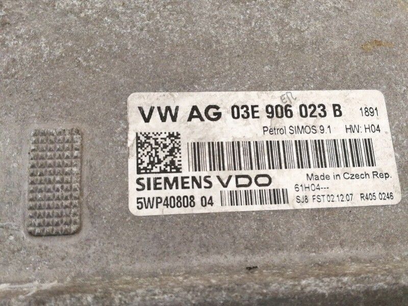 Kit accensione skoda fabia 542 545 - 1.2 (2008) centralina quadro strumenti