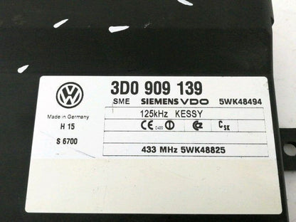 Centralina comfort volkswagen touareg 3.0 tdi (2004 > 2010) 3d0909139