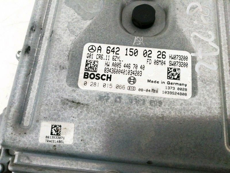 CENTRALINA MOTORE MERCEDES CLASSE C W204 3.0 CDi (2007 - 2011) A6421500226 BOSCH