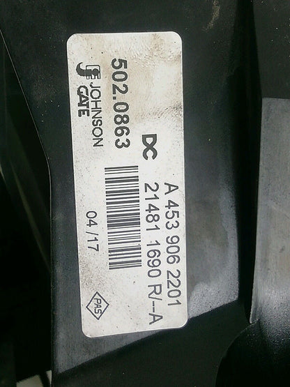 VENTOLA RISCALDAMENTO SMART 453 FORFOUR FORTWO (2014 IN POI) A4539062201