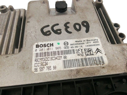 CENTRALINA MOTORE CITROEN C3 - 1.6 HDi (2005 - 2013) 9659778580 MOTORE 9HX