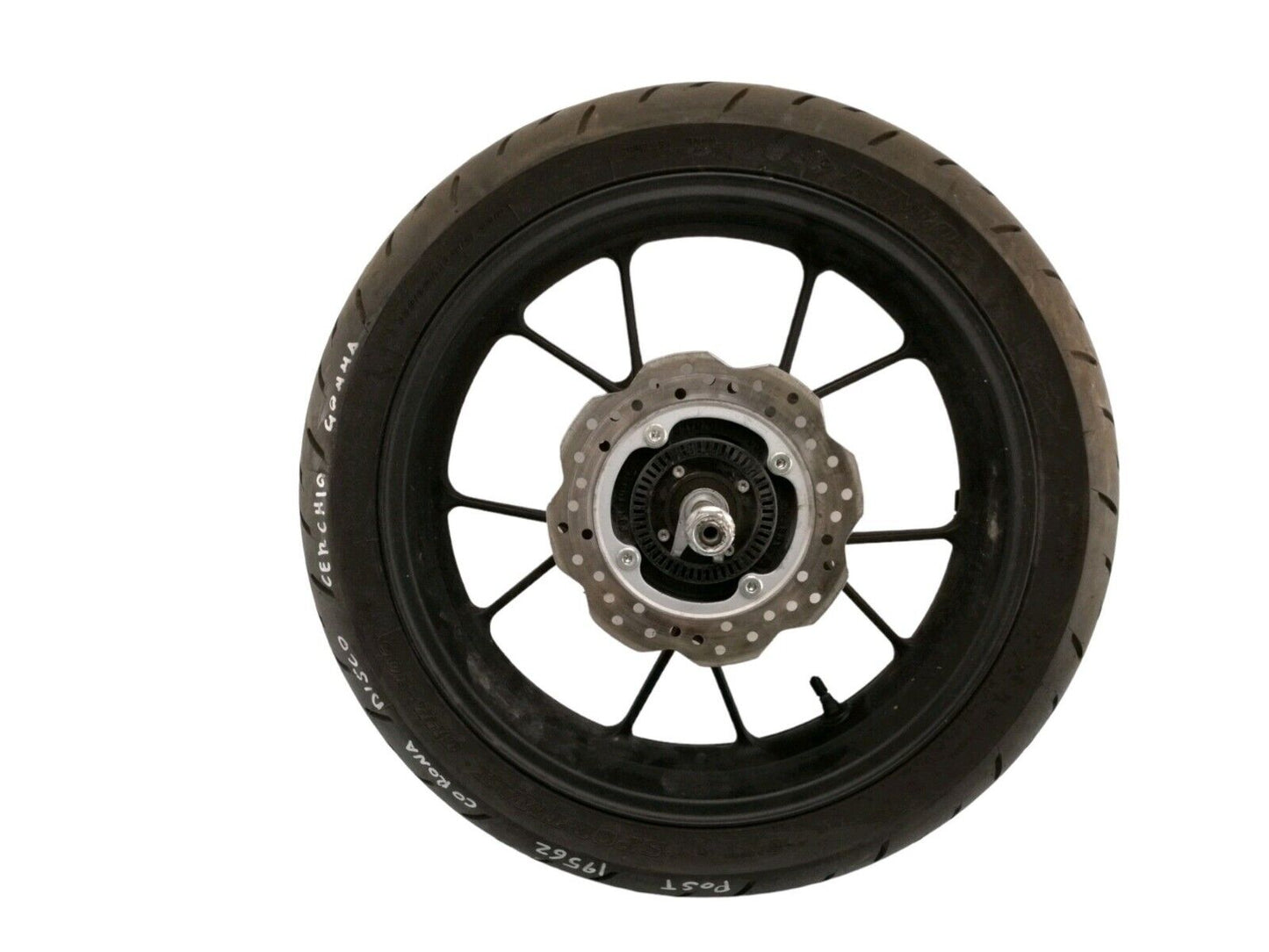 RUOTA POSTERIORE HONDA CB125R (2018 - 2020) CERCHIO DISCO CORONA ORIGINALE