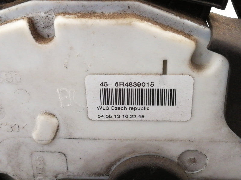 Serratura porta posteriore sinistra volkswagen polo (2009 > 2012) 6r4839015