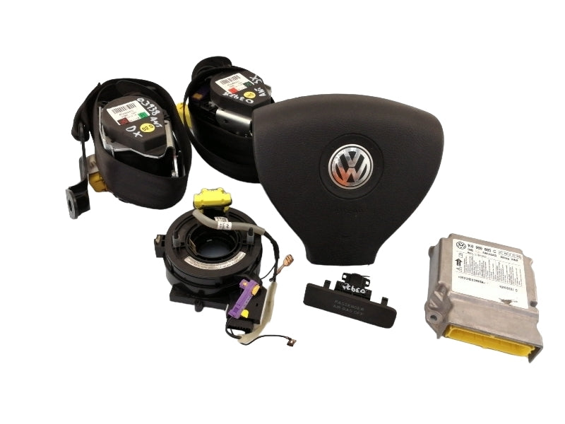 Kit airbag volkswagen golf plus (2004-2013) cruscotto piastra centralina