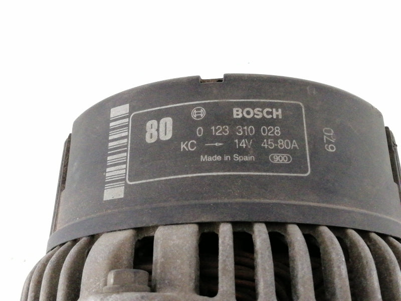 Alternatore alfa romeo 146 ( 1998 > 2007 ) bosch 80 ah - 0123310028