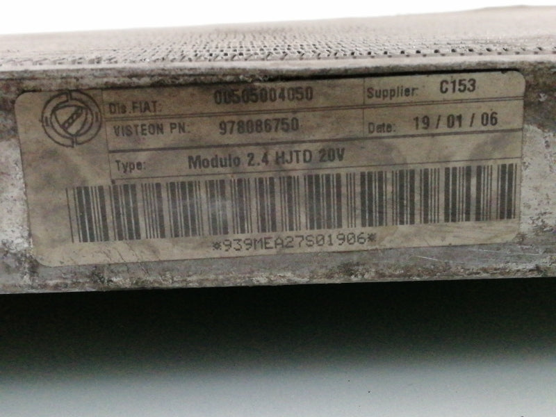 Radiatore acqua alfa romeo 159 ( 2005 in poi ) 505004050 - 939a3000