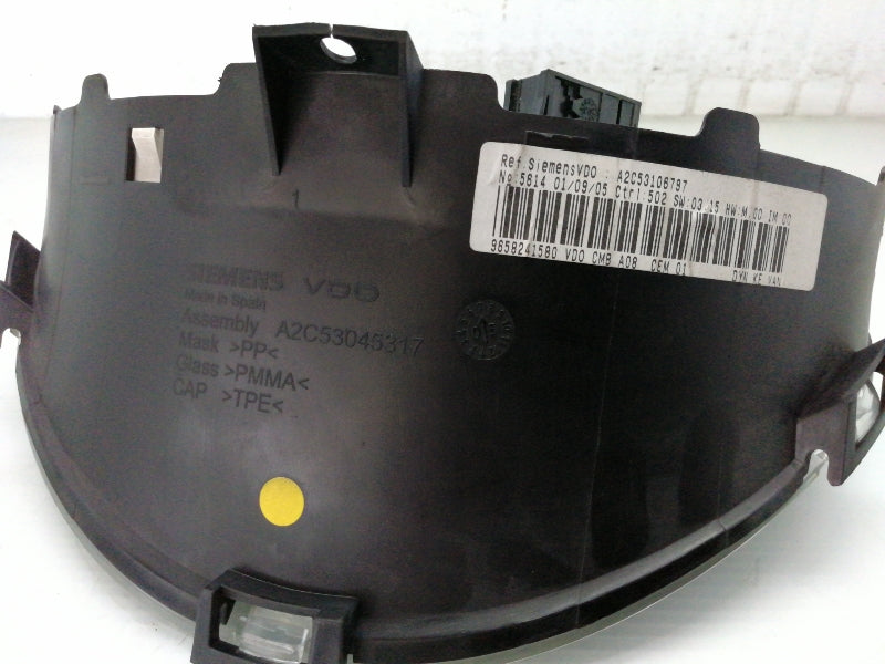 QUADRO STRUMENTI PEUGEOT 1007 - 1.4 ( 2004 > 2010 ) CONTACHILOMETRI 9658241580
