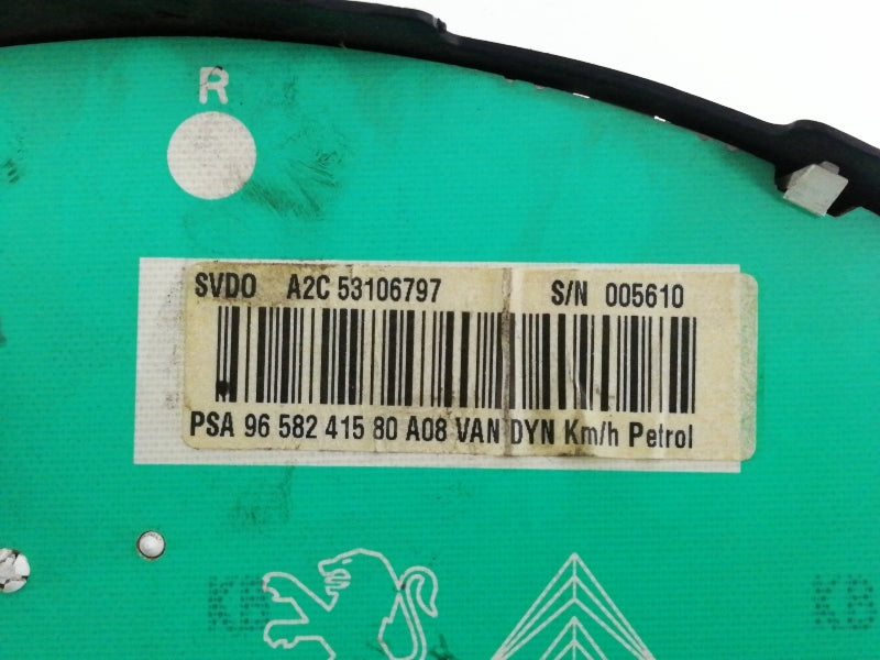 Quadro strumenti peugeot 1007 - 1.4 (2004 - 2010) 9658241580