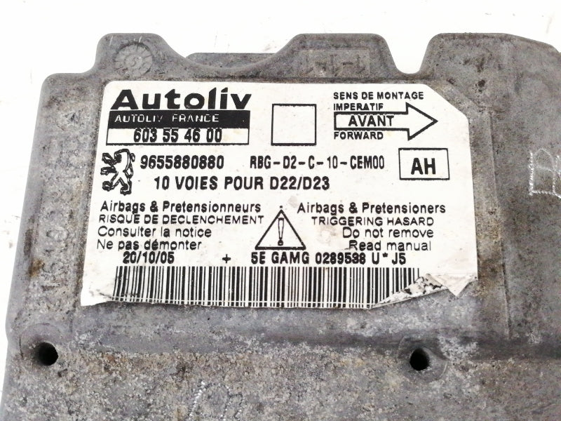 Centralina airbag peugeot 407 (2004 - 2012) 9655880880 originale