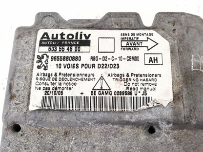 Centralina airbag peugeot 407 (2004 - 2012) 9655880880 originale