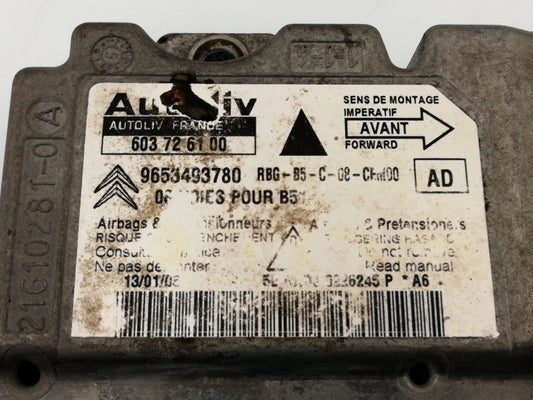 Centralina airbag citroen c4 ( 2004 > 2011 ) sensore 9653493780 originale