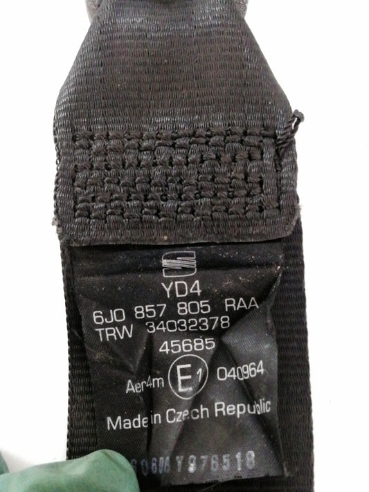 Cintura di sicurezza posteriore destra seat ibiza 6j5 ( 2008 > 2009 )